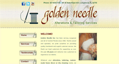 Desktop Screenshot of goldenneedlealteration.com